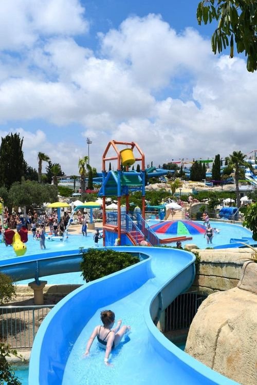 אזור הילדים בפארק המים אפרודיטה